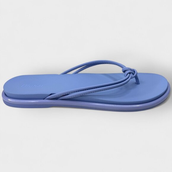 OluKai ‘Aka Women’s Flip-Flop Cloud Blue Size 6 B – New w/Tags, No Box - Picture 2 of 10